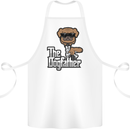 The Dog Father Funny Fathers Day Dad Daddy Cotton Apron 100% Organic White