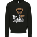 The Dog Father Funny Fathers Day Dad Daddy Mens Sweatshirt Jumper Black