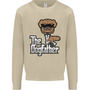 The Dog Father Funny Fathers Day Dad Daddy Mens Sweatshirt Jumper Sand