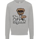 The Dog Father Funny Fathers Day Dad Daddy Mens Sweatshirt Jumper Sports Grey