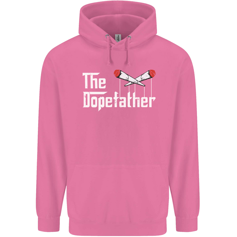 The Dopefather Funny Weed Drugs Cannabis Mens 80% Cotton Hoodie Azelea