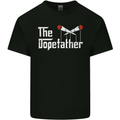 The Dopefather Funny Weed Drugs Cannabis Mens Cotton T-Shirt Tee Top Black