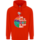 The Earth Without Art Is Just EH Artist Childrens Kids Hoodie Bright Red