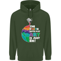 The Earth Without Art Is Just EH Artist Childrens Kids Hoodie Forest Green