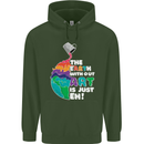 The Earth Without Art Is Just EH Artist Childrens Kids Hoodie Forest Green