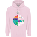 The Earth Without Art Is Just EH Artist Childrens Kids Hoodie Light Pink
