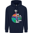 The Earth Without Art Is Just EH Artist Childrens Kids Hoodie Navy Blue
