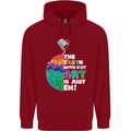 The Earth Without Art Is Just EH Artist Childrens Kids Hoodie Red