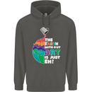 The Earth Without Art Is Just EH Artist Childrens Kids Hoodie Storm Grey