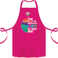 The Earth Without Art Is Just EH Artist Cotton Apron 100% Organic Pink