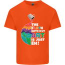 The Earth Without Art Is Just EH Artist Kids T-Shirt Childrens Orange