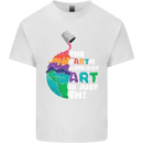 The Earth Without Art Is Just EH Artist Kids T-Shirt Childrens White