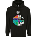 The Earth Without Art Is Just EH Artist Mens 80% Cotton Hoodie Black
