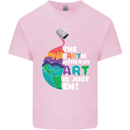 The Earth Without Art Is Just EH Artist Mens Cotton T-Shirt Tee Top Light Pink