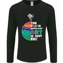 The Earth Without Art Is Just EH Artist Mens Long Sleeve T-Shirt Black
