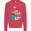 The Earth Without Art Is Just EH Artist Mens Sweatshirt Jumper Heliconia