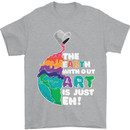 The Earth Without Art Is Just EH Artist Mens T-Shirt Cotton Gildan Sports Grey