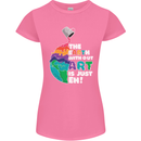 The Earth Without Art Is Just EH Artist Womens Petite Cut T-Shirt Azalea