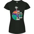 The Earth Without Art Is Just EH Artist Womens Petite Cut T-Shirt Black