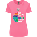 The Earth Without Art Is Just EH Artist Womens Wider Cut T-Shirt Azalea
