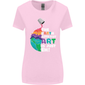 The Earth Without Art Is Just EH Artist Womens Wider Cut T-Shirt Light Pink