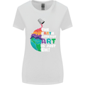 The Earth Without Art Is Just EH Artist Womens Wider Cut T-Shirt White