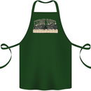 The Eternal Supper Last Parody Atheist Skulls Cotton Apron 100% Organic Forest Green