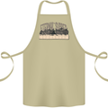 The Eternal Supper Last Parody Atheist Skulls Cotton Apron 100% Organic Khaki