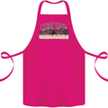 The Eternal Supper Last Parody Atheist Skulls Cotton Apron 100% Organic Pink