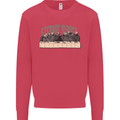 The Eternal Supper Last Parody Atheist Skulls Kids Sweatshirt Jumper Heliconia