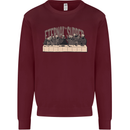 The Eternal Supper Last Parody Atheist Skulls Kids Sweatshirt Jumper Maroon