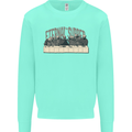 The Eternal Supper Last Parody Atheist Skulls Kids Sweatshirt Jumper Peppermint