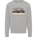 The Eternal Supper Last Parody Atheist Skulls Kids Sweatshirt Jumper Sports Grey