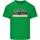 The Eternal Supper Last Parody Atheist Skulls Kids T-Shirt Childrens Irish Green