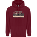 The Eternal Supper Last Parody Atheist Skulls Mens 80% Cotton Hoodie Maroon