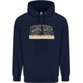 The Eternal Supper Last Parody Atheist Skulls Mens 80% Cotton Hoodie Navy Blue