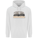 The Eternal Supper Last Parody Atheist Skulls Mens 80% Cotton Hoodie White