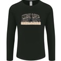 The Eternal Supper Last Parody Atheist Skulls Mens Long Sleeve T-Shirt Black