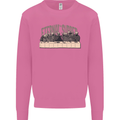 The Eternal Supper Last Parody Atheist Skulls Mens Sweatshirt Jumper Azalea