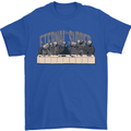 The Eternal Supper Last Parody Atheist Skulls Mens T-Shirt 100% Cotton Royal Blue