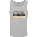 The Eternal Supper Last Parody Atheist Skulls Mens Vest Tank Top Sports Grey