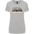 The Eternal Supper Last Parody Atheist Skulls Womens Wider Cut T-Shirt Sports Grey