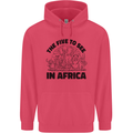 The Five Wild Animas to See in Africa Childrens Kids Hoodie Heliconia