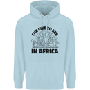 The Five Wild Animas to See in Africa Childrens Kids Hoodie Light Blue