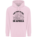 The Five Wild Animas to See in Africa Childrens Kids Hoodie Light Pink