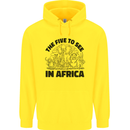The Five Wild Animas to See in Africa Childrens Kids Hoodie Yellow