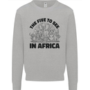 The Five Wild Animas to See in Africa Kids Sweatshirt Jumper Sports Grey