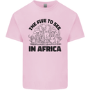 The Five Wild Animas to See in Africa Kids T-Shirt Childrens Light Pink