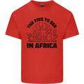 The Five Wild Animas to See in Africa Kids T-Shirt Childrens Red