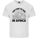 The Five Wild Animas to See in Africa Kids T-Shirt Childrens White